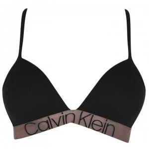 Image of Calvin Klein Icon Cotton Triangle Bra - BLACKUB1
