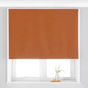 Image of Riva Home Twilight Blackout Roller Blind Polyester Burnt Orange (122X162Cm)