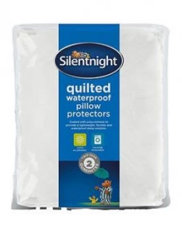 Image of Silentnight Pair Of Quilted Waterproof Pillow Protectors