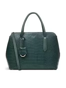 Image of Radley Liverpool Street 2.0 - Faux Croc Medium Ziptop Multiway - Cedar