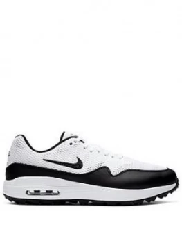 Image of Nike Air Max 1 Golf - White/Black, Size 9, Men