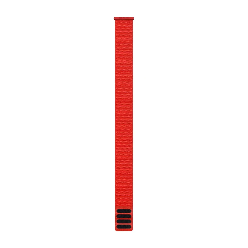 Image of Garmin 010-13306-12 UltraFit Nylon Strap - Flame Red (22mm Watch