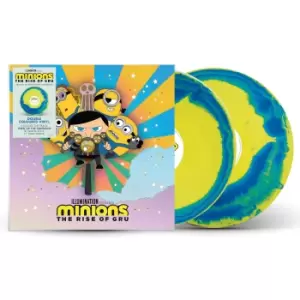 Image of Minions: The Rise of Gru Limited Edition Yellow/Blue Swirl 2LP