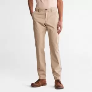 Image of Timberland Sargent Lake Stretch Chino Trousers For Men In Beige Beige, Size 36x32