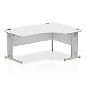 Image of Impulse Cable Managed 1600 Right Hand Crescent Desk White