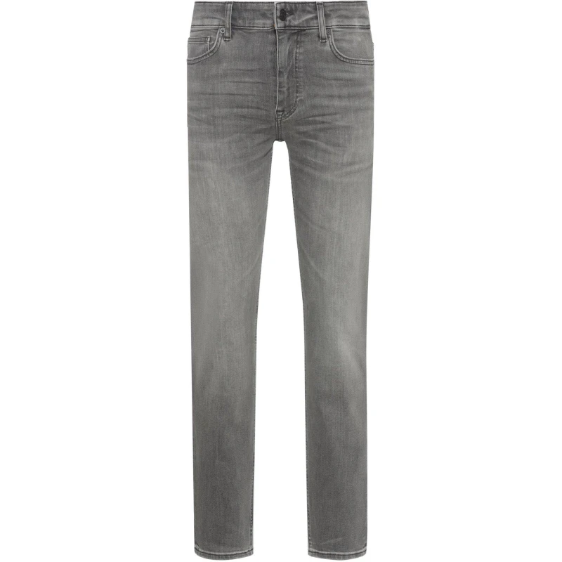 Image of Boss Straight Leg Delaware Jeans - Grey Grey 36 R