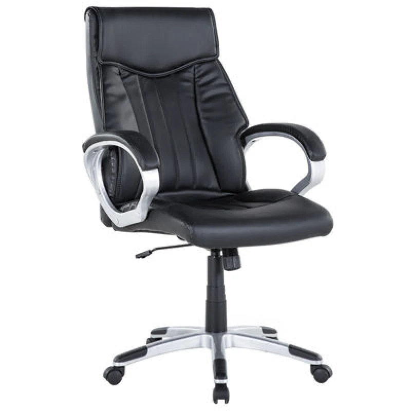 Image of Beliani Executive Chair Triumph Faux Leather Black