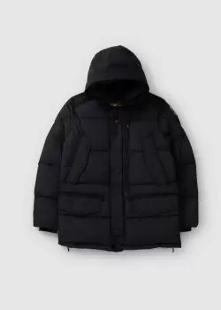 Image of Parajumpers Mens Harraseeket Coat In Black