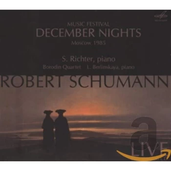 Image of Richter/Berlinskaya/Borodin Quartet - Music Festival: December Nights, Moscow, 1985 CD