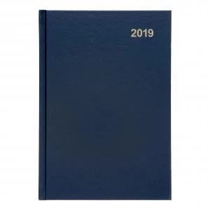 Image of Office 2019 Diary Day to A Page A5 Blue 941150