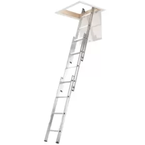 Image of Abru 3 Section Loft Ladder