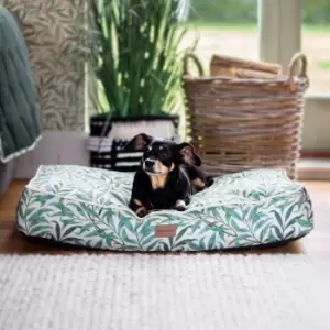 Image of Morris & Co Willow Boughs Mattress Pet Bed Green