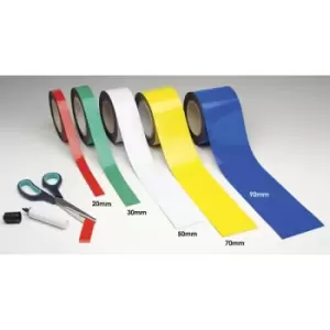 Image of Beaverswood Magnetic Easy-Wipe Racking Strip Blue 20mm x 10m