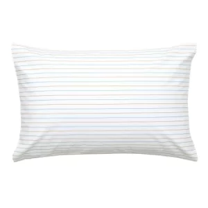 Image of Joules Cotswold Floral Blue 100% Cotton Percale Housewife Pillowcase Pair Ocean Blue