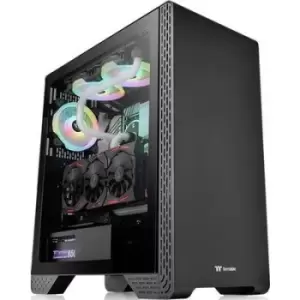 Image of Thermaltake S300 TG Midi tower PC casing Black