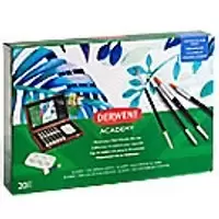 Image of DERWENT ACADEMY WATERCOLOUR WOODEN BOX