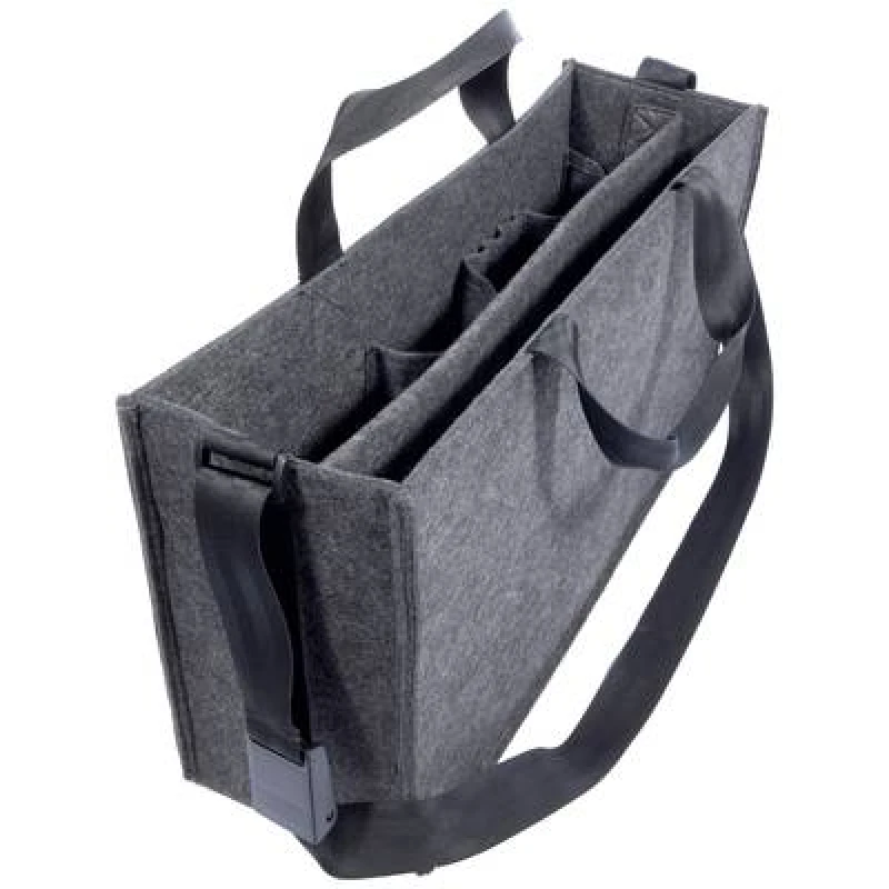 Image of Sigel Sigel Shoulder bag BA411 50cm x 28cm Dark grey Handle: Yes Shoulder strap: Yes BA411