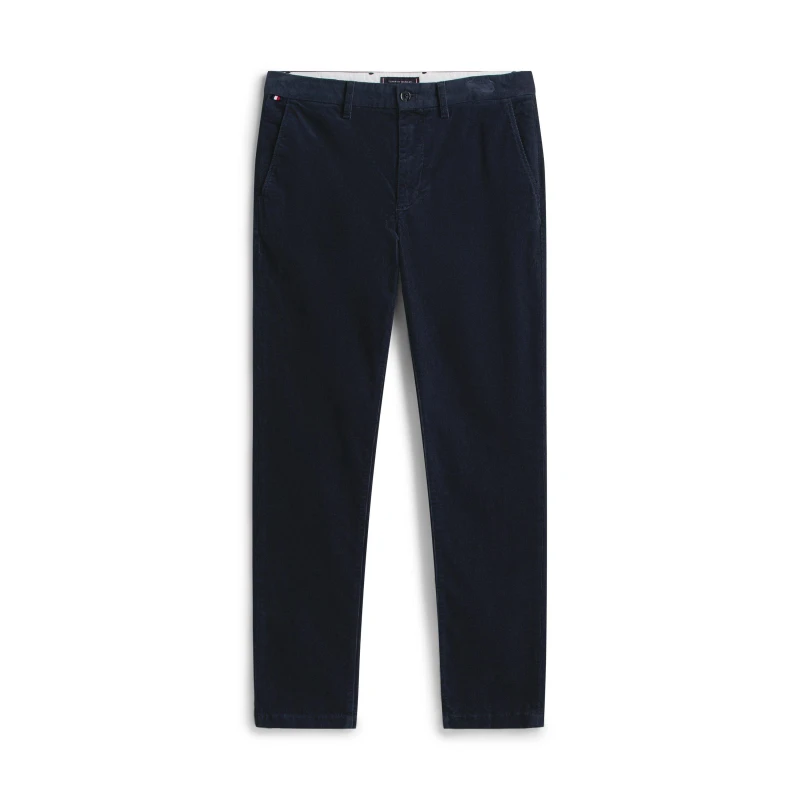 Image of Tommy Hilfiger Mens Denton Cord Chinos Dark Night 0GZ male 32W R