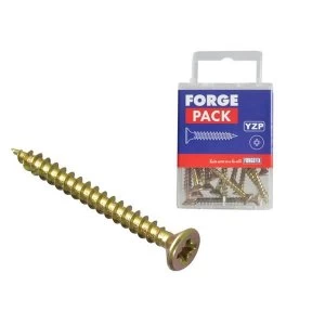 Image of ForgeFix Multi Purpose Pozi Compatible Screw CSK ST ZYP 3.0 x 13mm Forge Pack 60