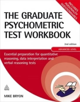 Image of The Graduate Psychometric Test Workbook Advanced Level by Mike Bryon Paperback