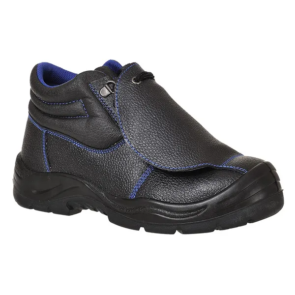 Image of Portwest Steelite Safety Boots with Metatarsal Protection FW22BKR45 Colour: Black / Blue