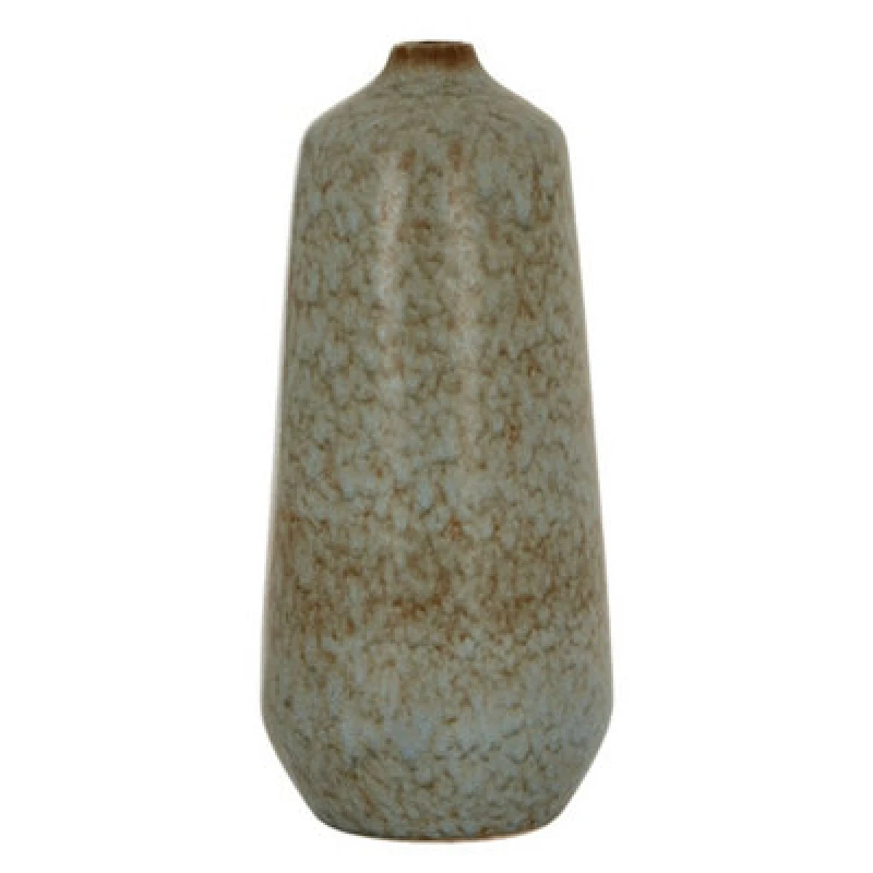 Image of Hill Interiors Capella Tall Bottle Vase - Ceramic - L21 X W21 X H47cm - Grey