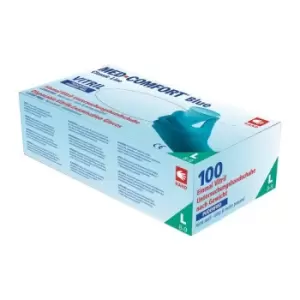 Image of Einweghandschuh Med Comfort Blue Vitril Gr.XL blau Vinyl-Nitril Gem. 100 St./Box