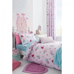 Image of Fairies Pink Duvet Set