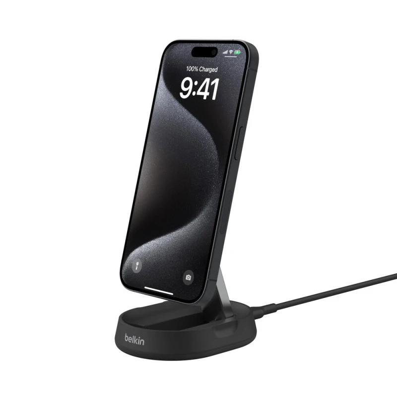 Image of Belkin WIA008MYBK mobile device charger Headphones, Smartphone Black AC Wireless charging Fast charging Indoor WIA008MYBK