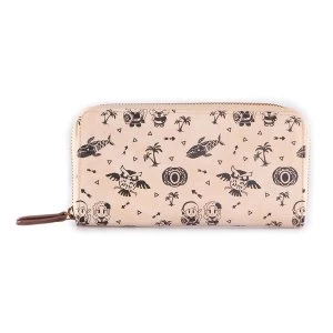 Image of Nintendo - Link'S Awakening All-Over Print Unisex Purse Wallet - Tan/Brown