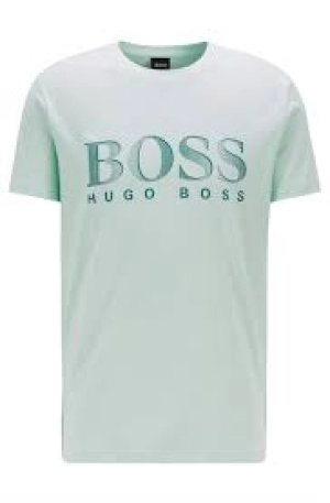 Image of Hugo Boss UV Protection Beach T-Shirt Mint Size M Men