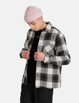 Image of Wax London Whiting Overshirt (Beatnik) - Black