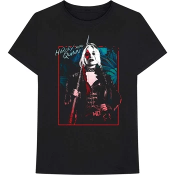Image of The Suicide Squad - Harley XOXO Unisex Medium T-Shirt - Black