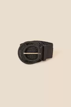 Image of Large Buckle Weave Belt
