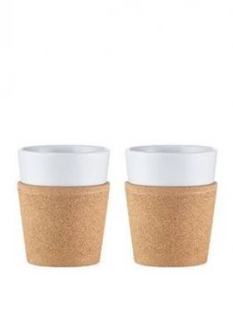 Image of Bodum Bistro 2 Piece Mug With Cork Sleeve, 30Ml