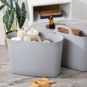 Image of Wham Set 2 24.5 Litre Flexi-Bag - Grey