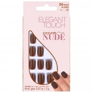 Image of Elegant Touch Nude Collection Nails - Cocoa