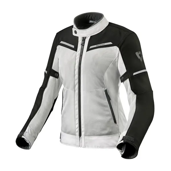 Image of REV'IT! Airwave 3 Jacket Lady Silver Black Size 34