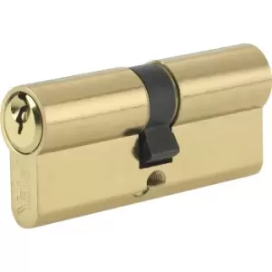 Image of Yale 6 Pin Euro Double Cylinder 40-10-45mm in Brass