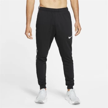 Image of Nike Dri-FIT Mens Tapered Camo Training Pants - Black/White