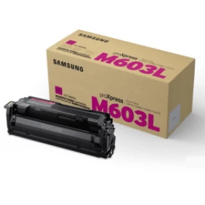 Image of Samsung CLT M603L Magenta Laser Toner Ink Cartridge HP SU346A