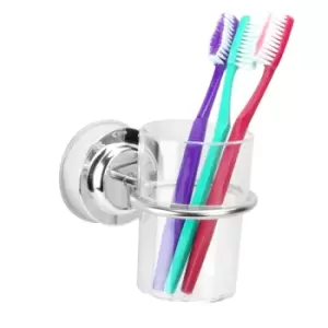 Image of Suction Cup Toothbrush Tumbler Holder M&amp;W