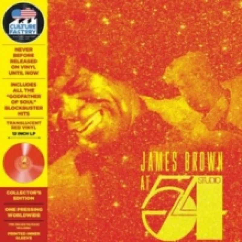 Image of James Brown At Studio 54 [Limited Edition Red Vinyl] Vinyl LP Black unisex