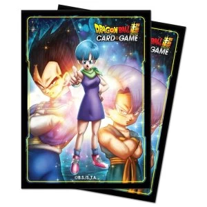 Image of Ultra Pro Dragon Ball Super Bulma/ Vegeta and Trunks 65 Deck Sleeves