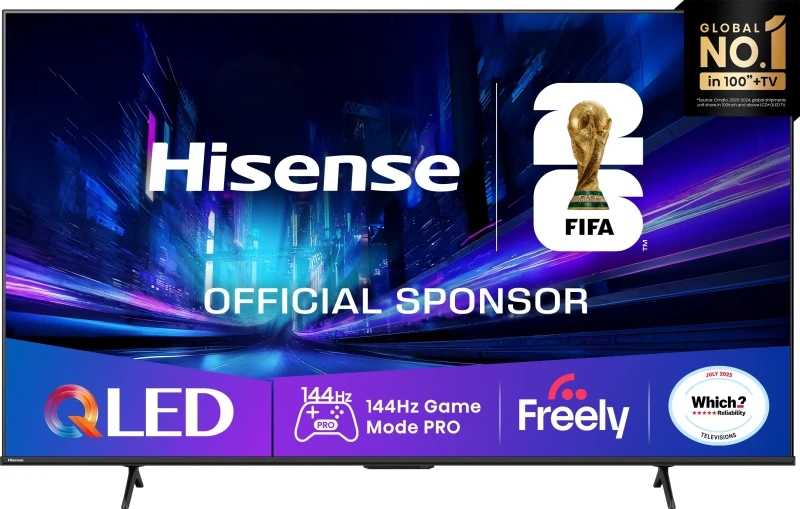 Image of Hisense E78QTUK PRO 75" Smart 4K Ultra HD QLED TV 75E78QTUK PRO Black