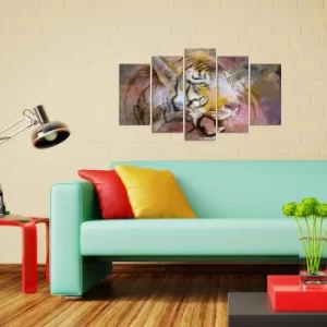 Image of 5MX-32 Multicolor Decorative MDF Painting (5 Pieces)