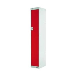 Image of One Compartment Express Standard Locker D450mm Red Door MC00153