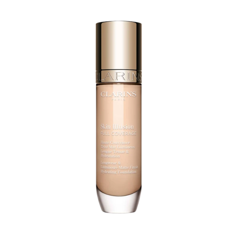 Image of Clarins Skin Illusion Full Coverage Matte Foundation 30ml 100C