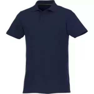 Image of Elevate Mens Helios Short Sleeve Polo Shirt (S) (Navy)