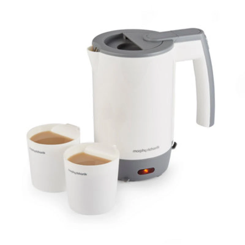 Image of Morphy Richards Compact Travel Kettle in White Size: 500ml White 500ml Unisex 5056765400383